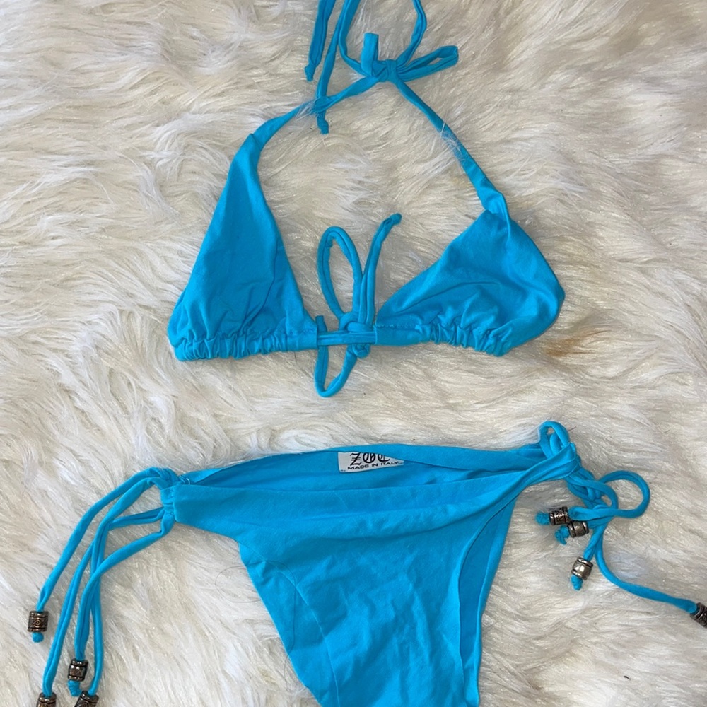 Zoe Italian designer two piece NEW fashion bikini set OS one size fits most